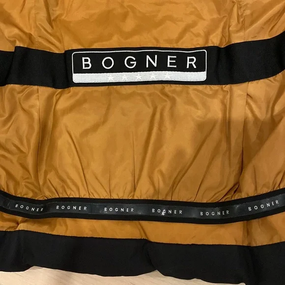Bogner black down jacket